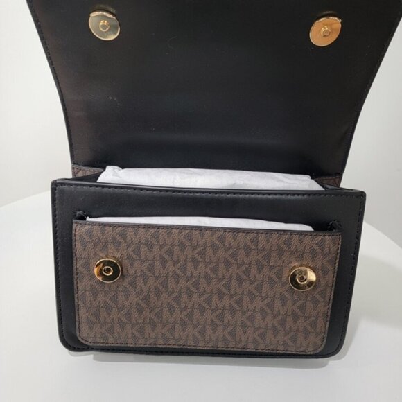 MICHAEL MICHAEL KORS Logo Calf Hair Heather Shoulder Bag - Picture 9 of 11